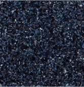 Échantillon de la finition Aquabright Midnight Blue, montrant sa texture mouchetée et le rendu détaillé de la teinte pour piscine creusée.