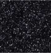 Échantillon de la finition Aquabright Perle Noire, montrant sa texture mouchetée et le rendu détaillé de la teinte pour piscine creusée.