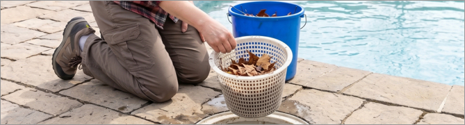 Étape à suivre pour nettoyer le filtre d'une piscine avec Poséidon.